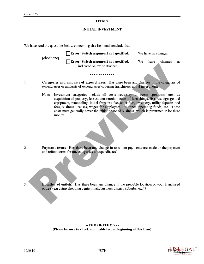 Get Franchise Registration Renewal Questionnaire Preview Franchise Registration Renewal Questionnaire