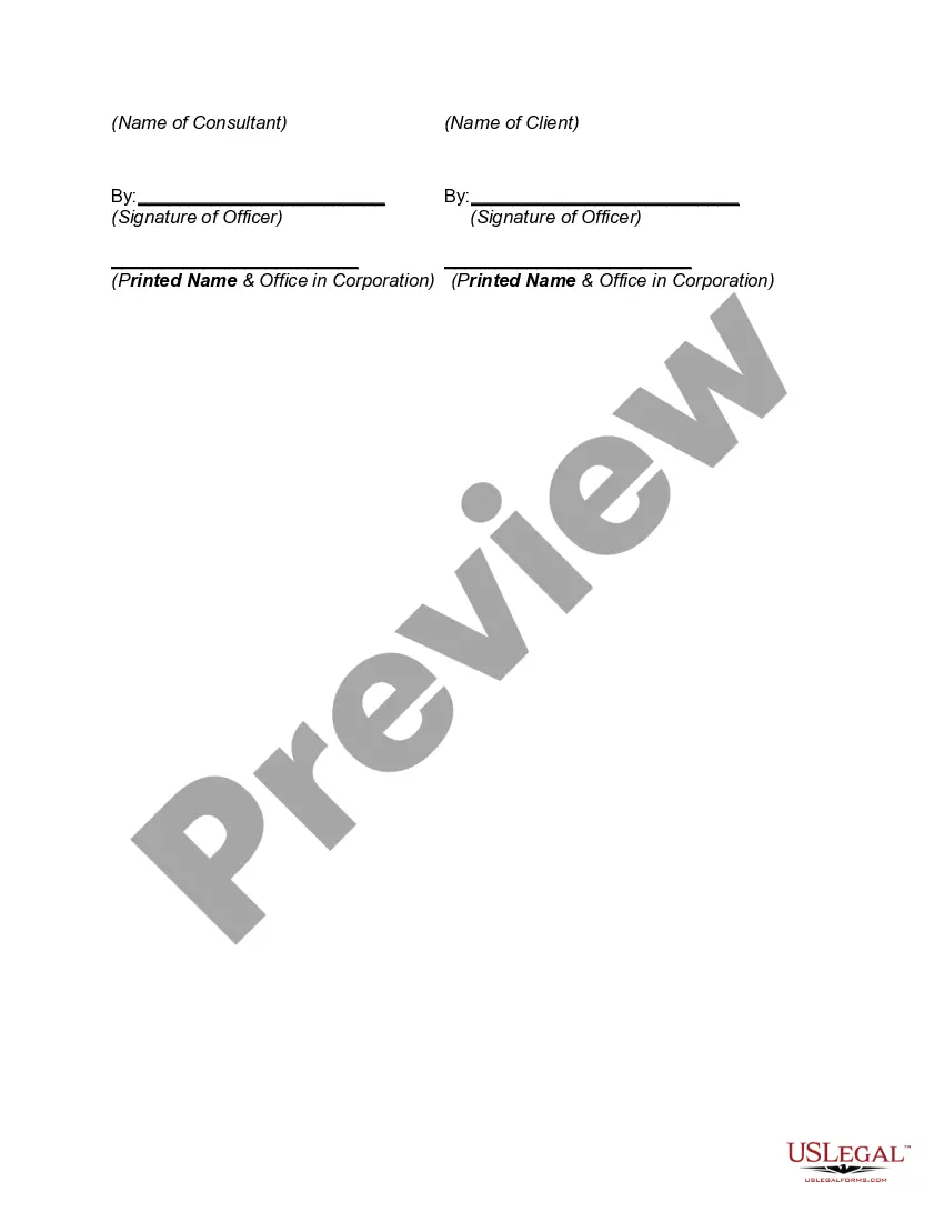 Preview Consultant Agreement Disclaimer