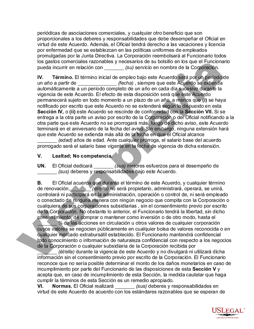 Preview Acuerdo Laboral con Vicepresidente Senior
