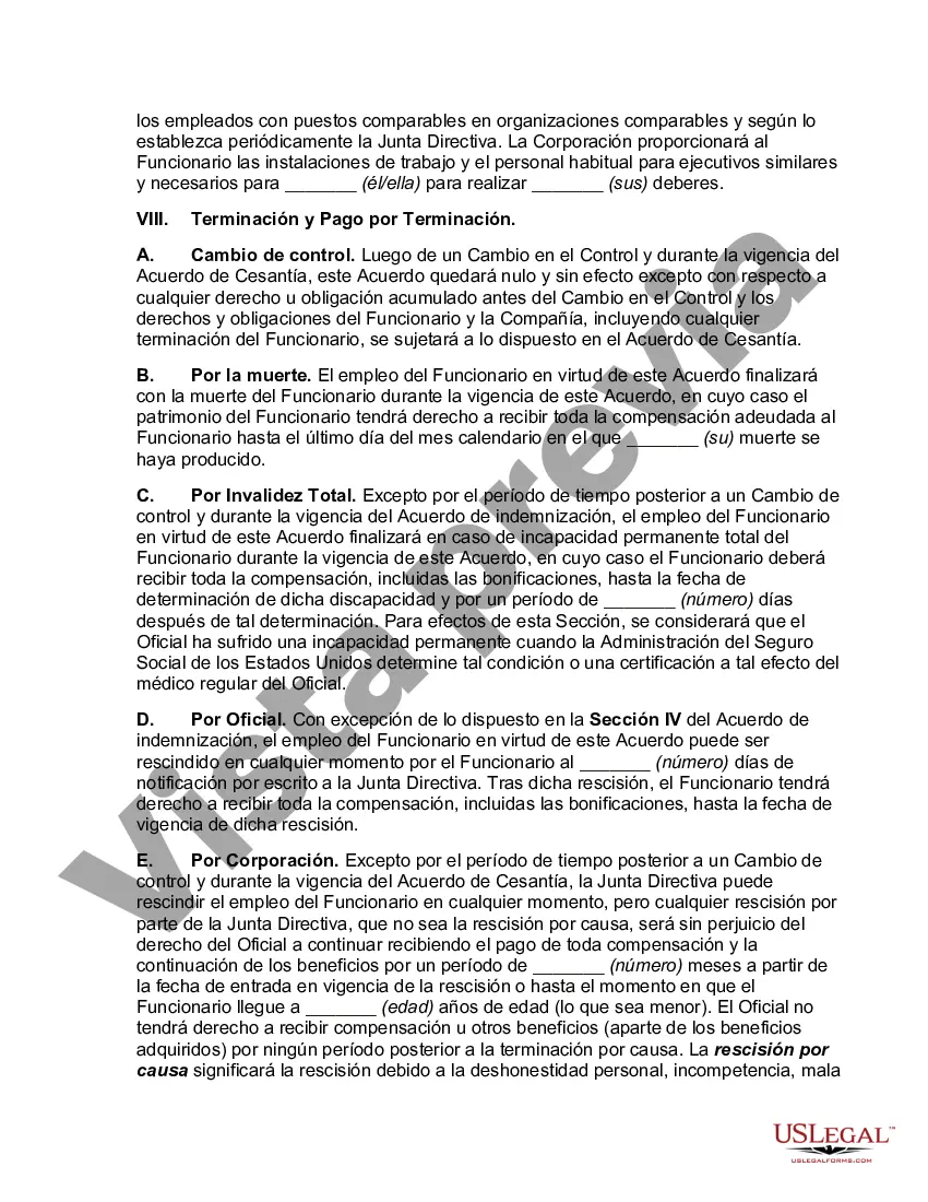 Preview Acuerdo Laboral con Vicepresidente Senior