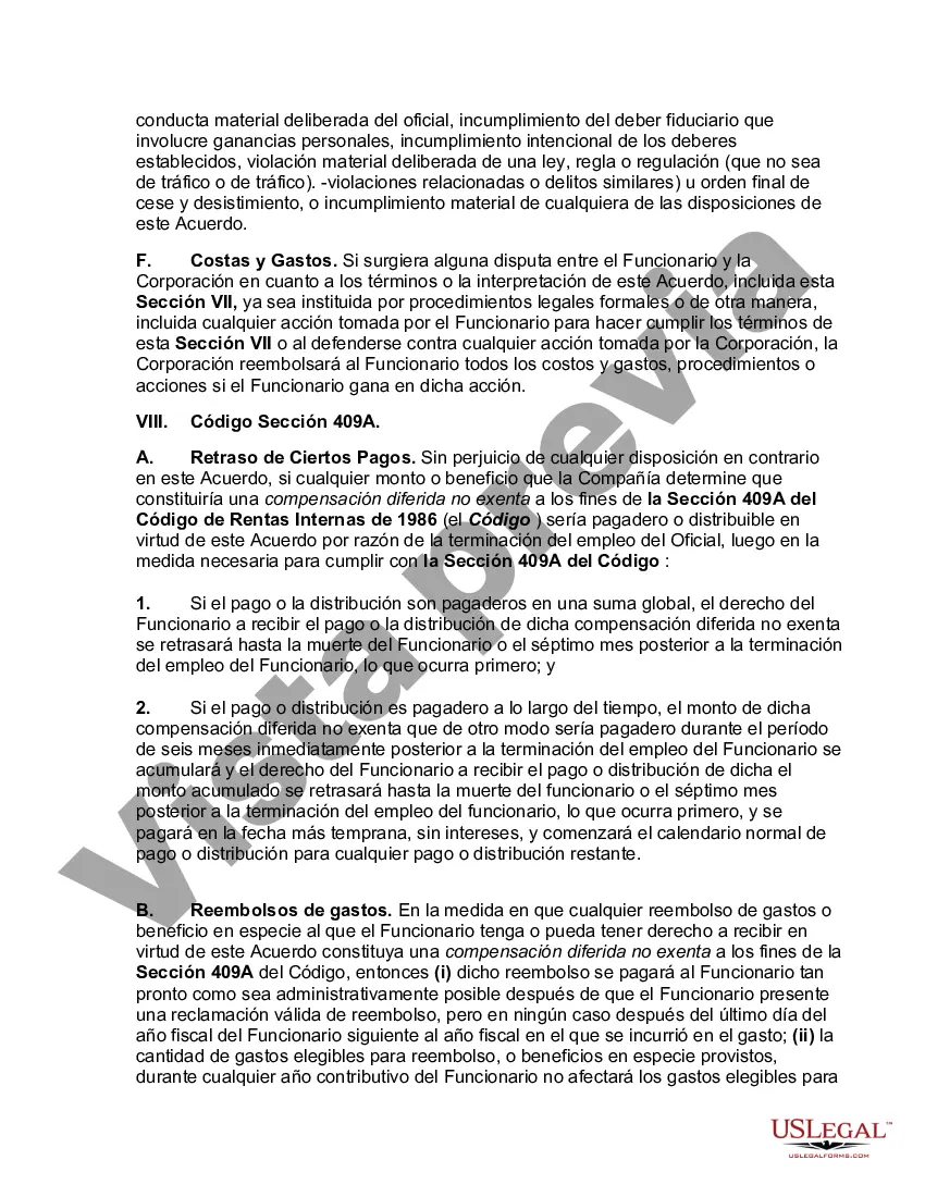Preview Acuerdo Laboral con Vicepresidente Senior
