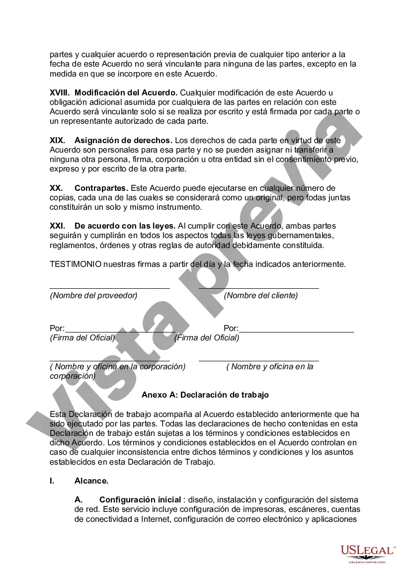 Get Contrato de Instalación y Mantenimiento de Redes Informáticas Preview Contrato de Instalación y Mantenimiento de Redes Informáticas