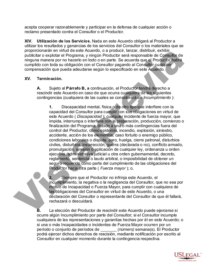 Preview Acuerdo de Producción de Documental de Televisión