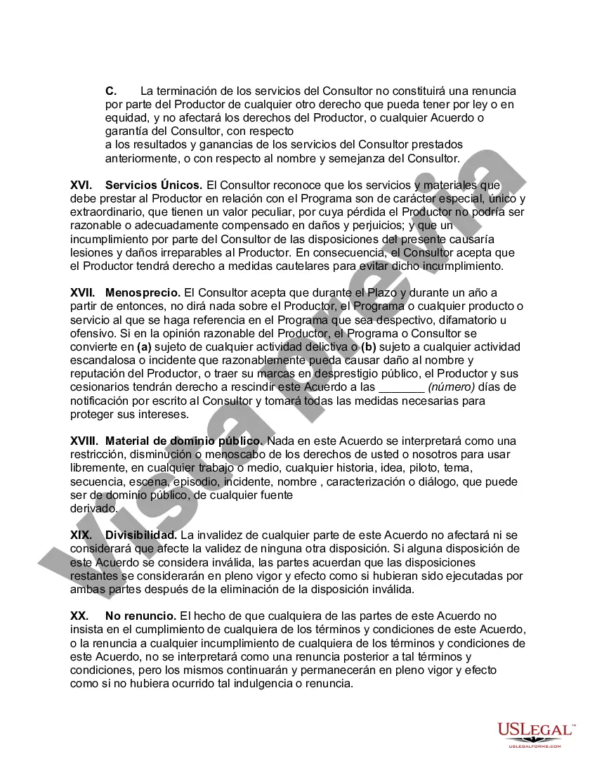 Preview Acuerdo de Producción de Documental de Televisión