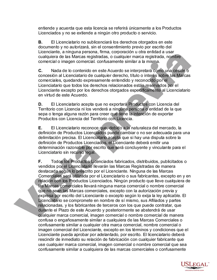 Preview Acuerdo de licencia de comercialización
