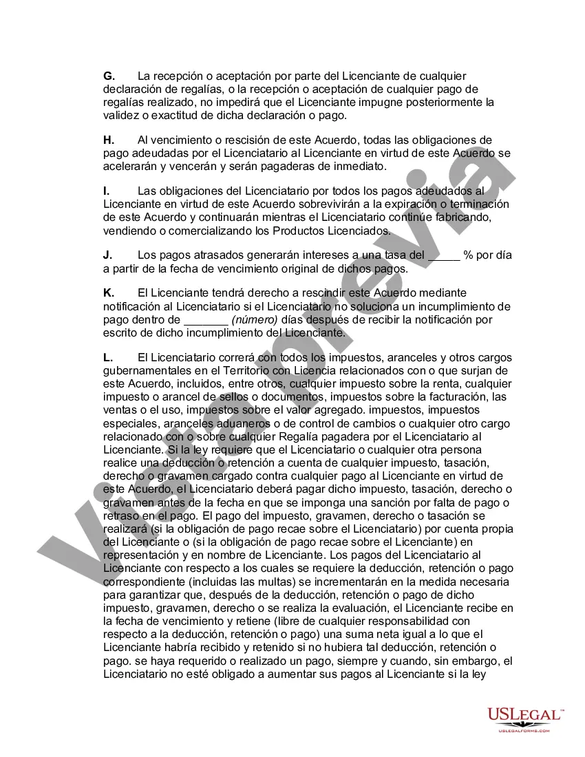 Preview Acuerdo de licencia de comercialización