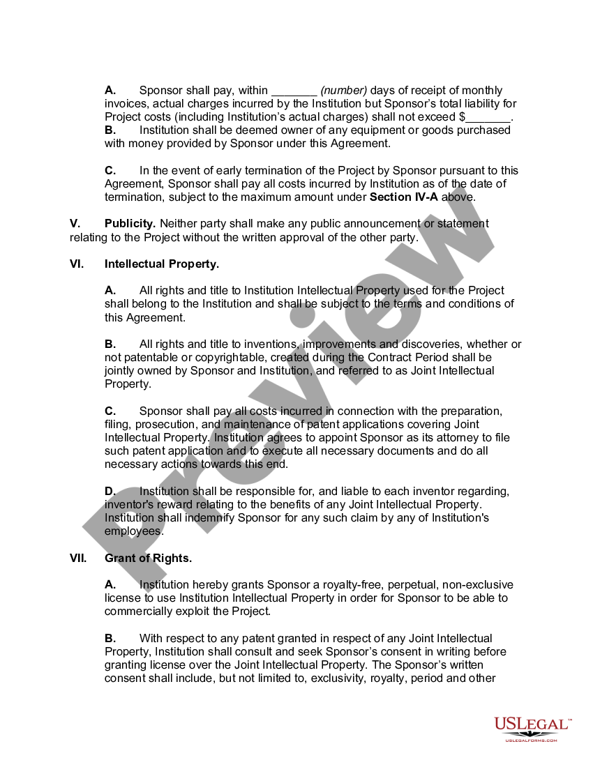 Pennsylvania Joint Research and Development Agreement | US Legal Forms