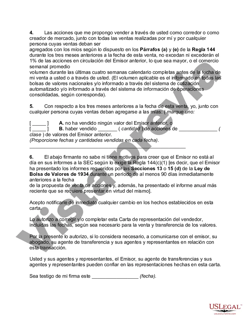 Preview Carta de Afiliado en la Transacción de la Regla 145