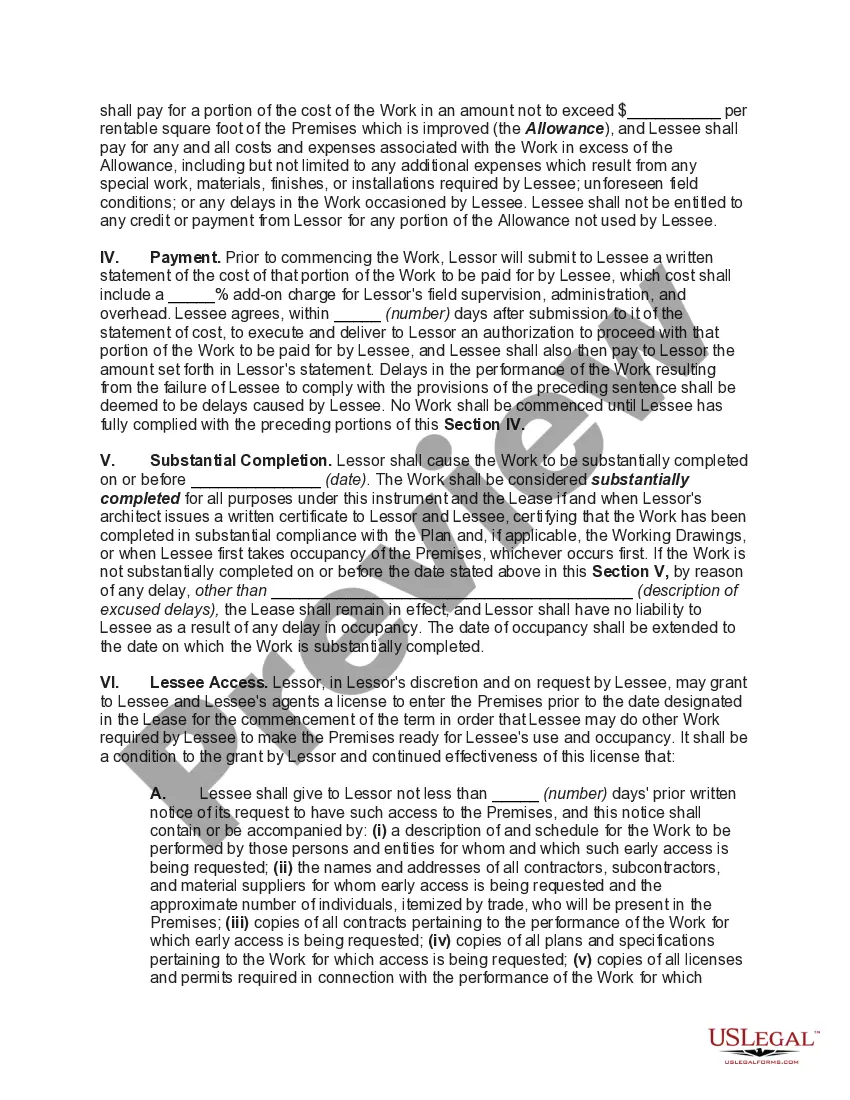 Get Agreement by Lessee to Make Leasehold Improvements Preview Agreement by Lessee to Make Leasehold Improvements
