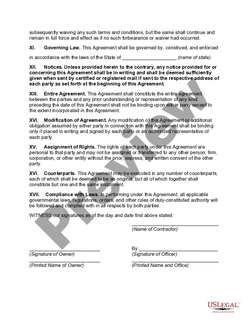 Get Contract to Demolish Building Preview Contract to Demolish Building