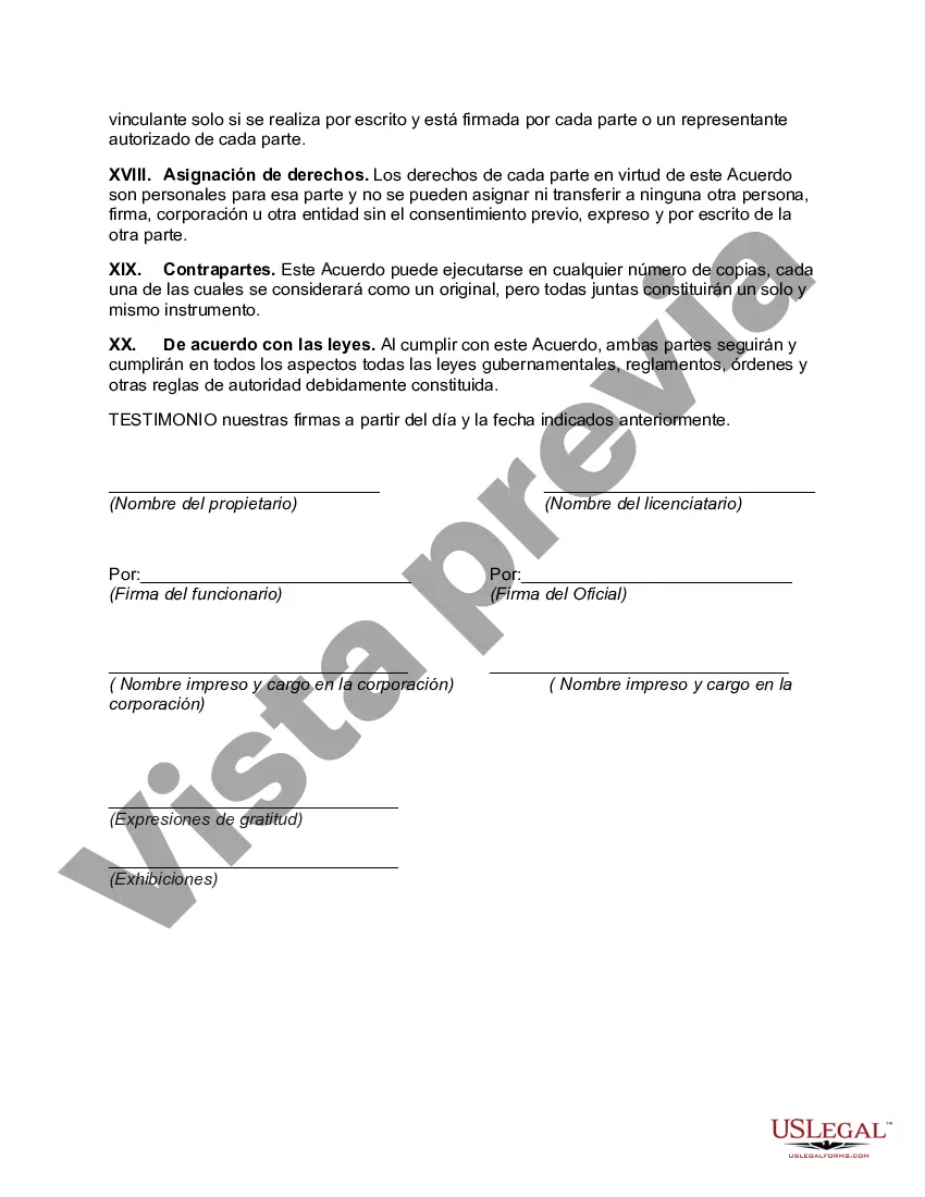 Preview Licencia de Exploración Mineral - Opción de Arrendamiento