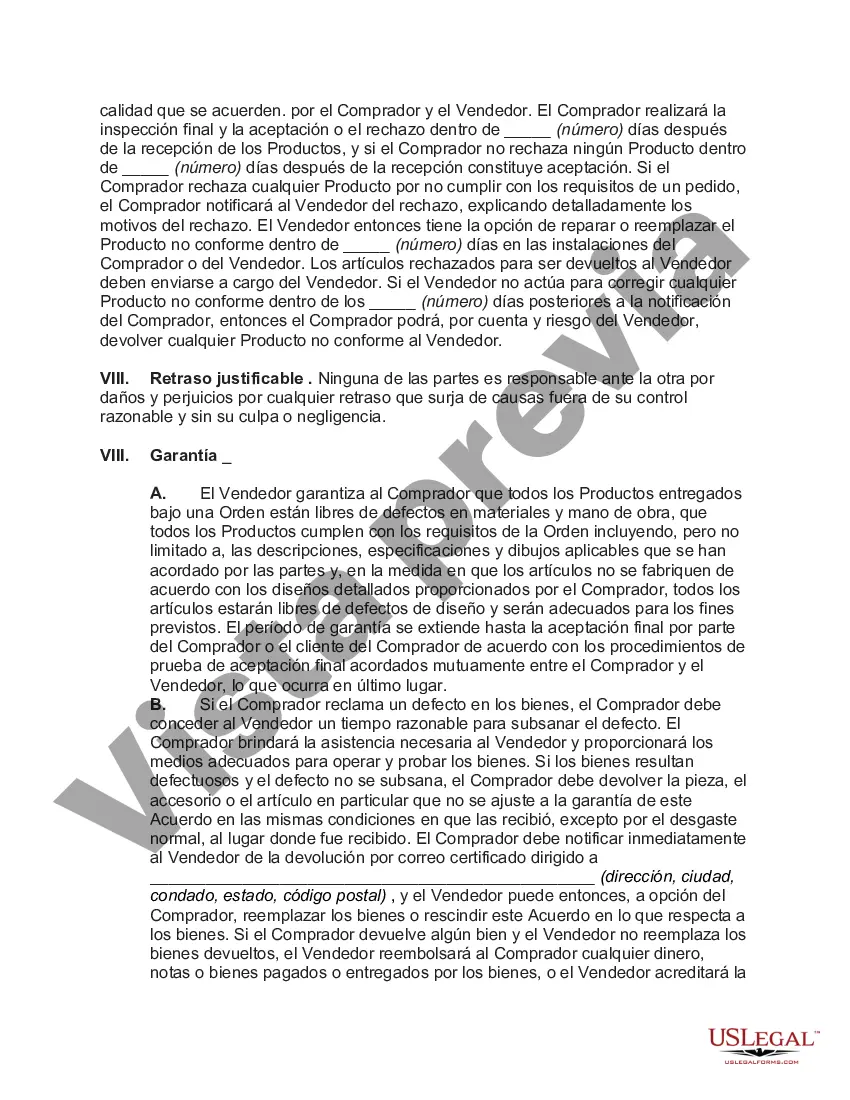 Preview Acuerdo de Venta Internacional de Mercancías con Comprador de los Estados Unidos