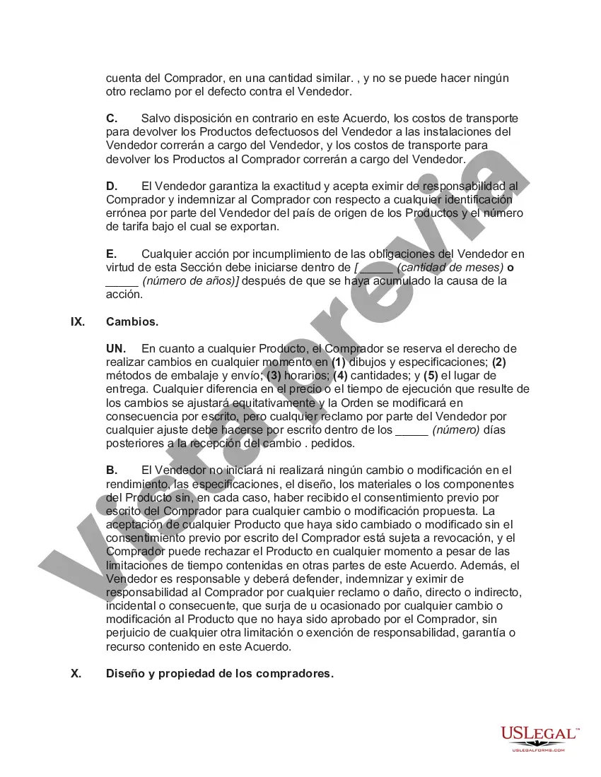 Preview Acuerdo de Venta Internacional de Mercancías con Comprador de los Estados Unidos