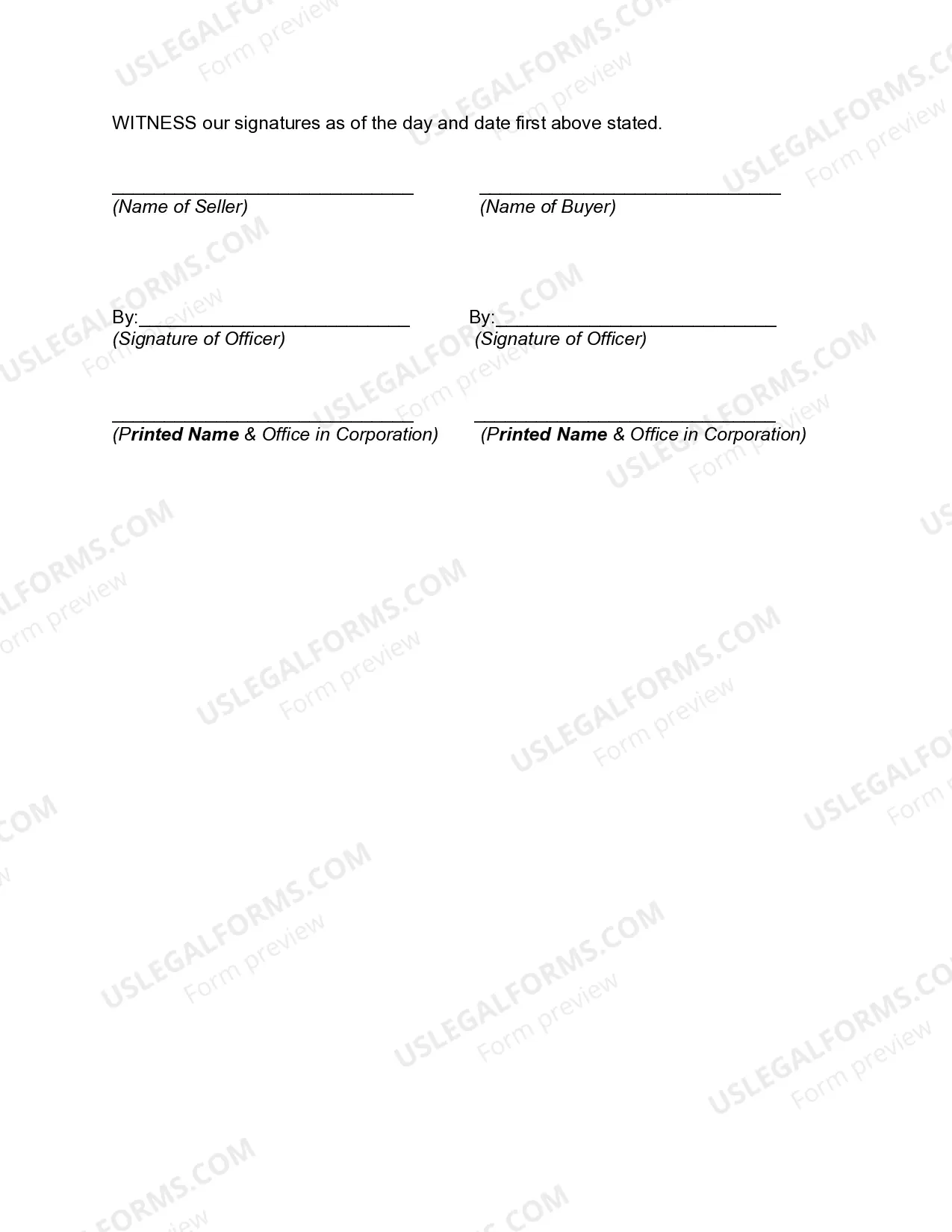 Preview Agreement for International Sale of Goods with United States Buyer