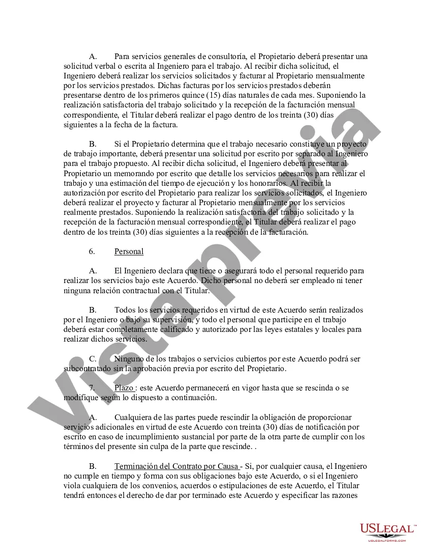 Preview Contrato de ingeniería entre el municipio y la empresa de ingeniería