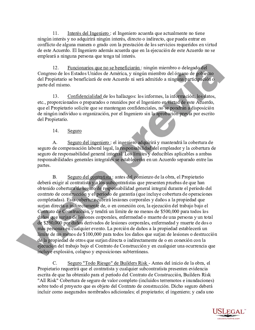 Preview Contrato de ingeniería entre el municipio y la empresa de ingeniería