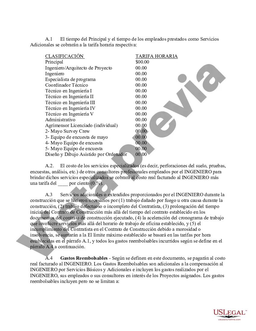 Preview Acuerdo por Servicios Profesionales - Ingeniero y Ciudad