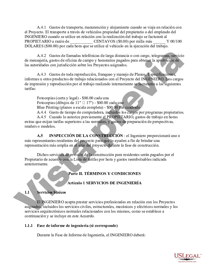 Preview Acuerdo por Servicios Profesionales - Ingeniero y Ciudad