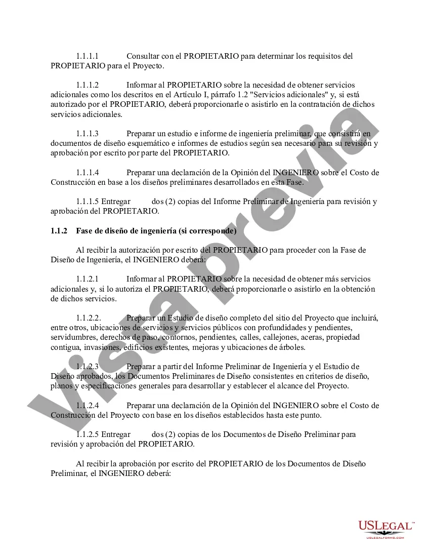 Preview Acuerdo por Servicios Profesionales - Ingeniero y Ciudad