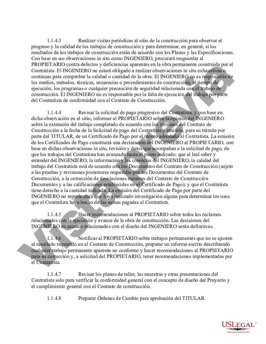 Preview Acuerdo por Servicios Profesionales - Ingeniero y Ciudad