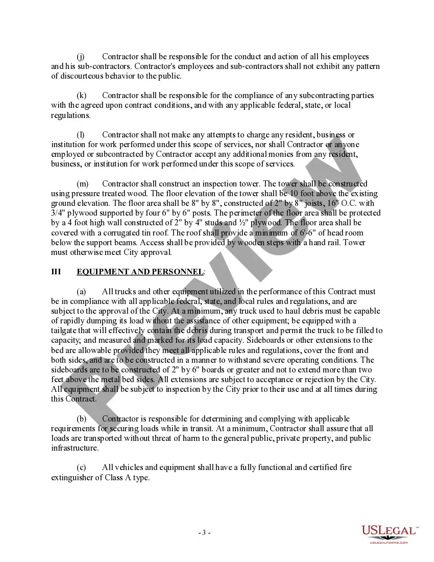 Get Contract for Hurricane Debris Removal Preview Contract for Hurricane Debris Removal