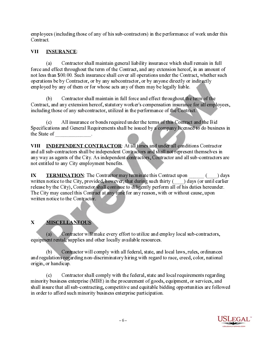 Get Contract for Hurricane Debris Removal Preview Contract for Hurricane Debris Removal