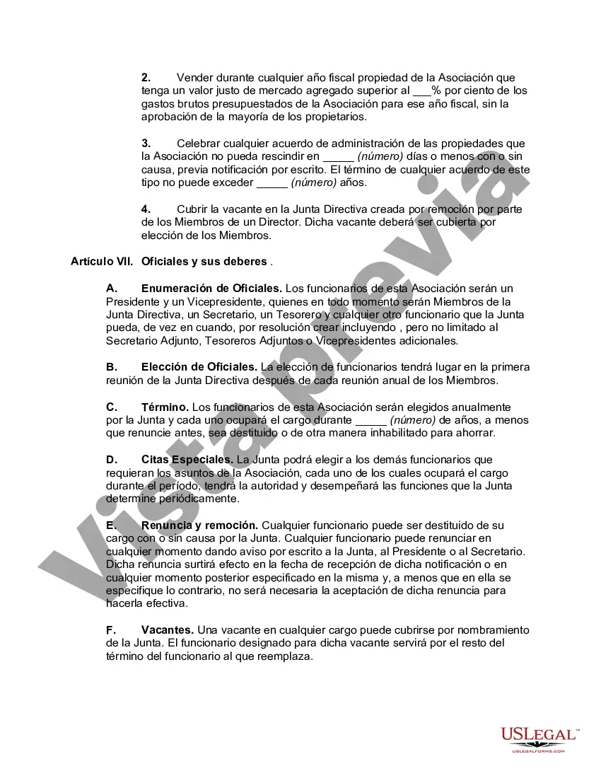 Preview estatutos de la comunidad de propietarios