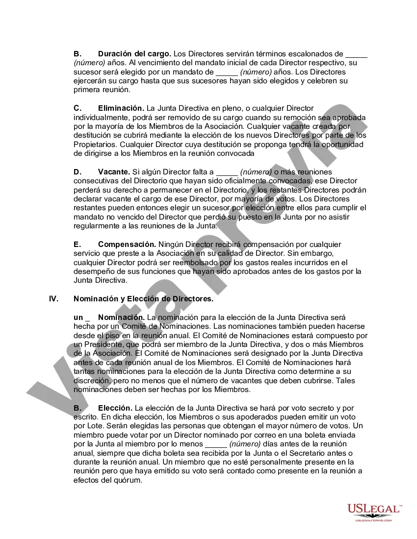 Preview estatutos de la comunidad de propietarios