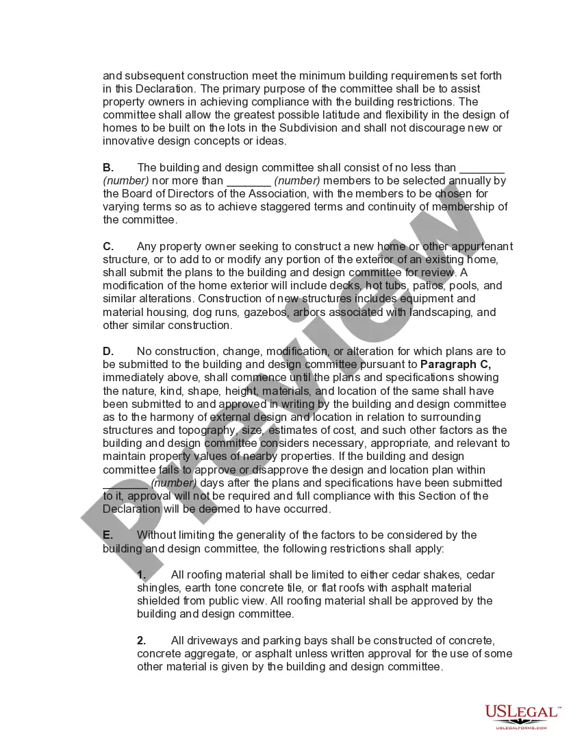 Get Declaration of Covenants, Conditions, and Restrictions of Homeowners' Association Including Powers and Duties Preview Declaration of Covenants, Conditions, and Restrictions of Homeowners' Association Including Powers and Duties