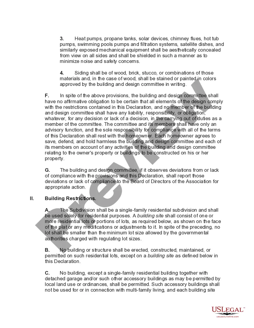 Get Declaration of Covenants, Conditions, and Restrictions of Homeowners' Association Including Powers and Duties Preview Declaration of Covenants, Conditions, and Restrictions of Homeowners' Association Including Powers and Duties