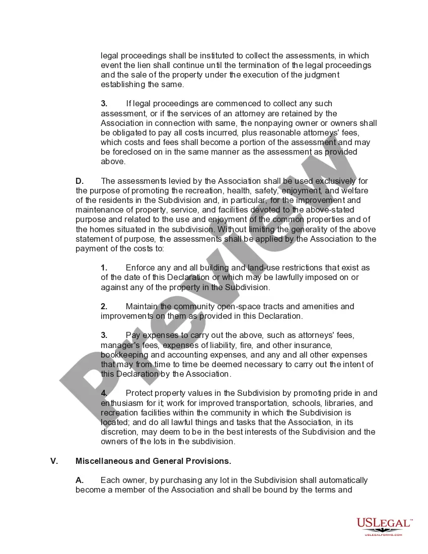 Get Declaration of Covenants, Conditions, and Restrictions of Homeowners' Association Including Powers and Duties Preview Declaration of Covenants, Conditions, and Restrictions of Homeowners' Association Including Powers and Duties