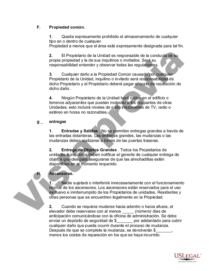 Preview Reglas y Reglamentos para una Asociación de Condominios