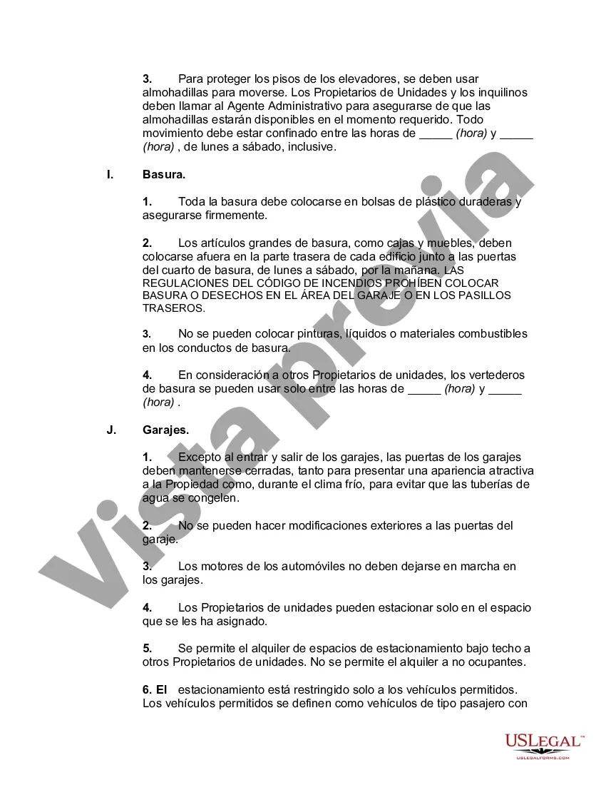 Preview Reglas y Reglamentos para una Asociación de Condominios