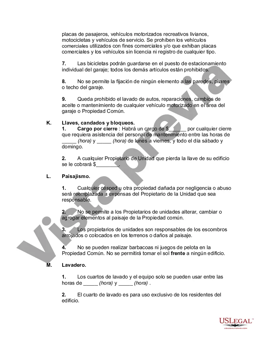 Preview Reglas y Reglamentos para una Asociación de Condominios
