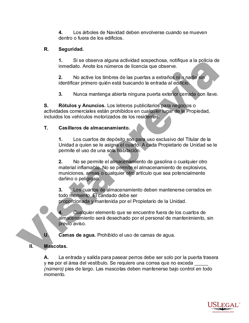 Preview Reglas y Reglamentos para una Asociación de Condominios