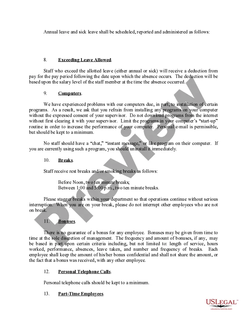Get Sample Employee Policy for Small Law Firm Preview Sample Employee Policy for Small Law Firm