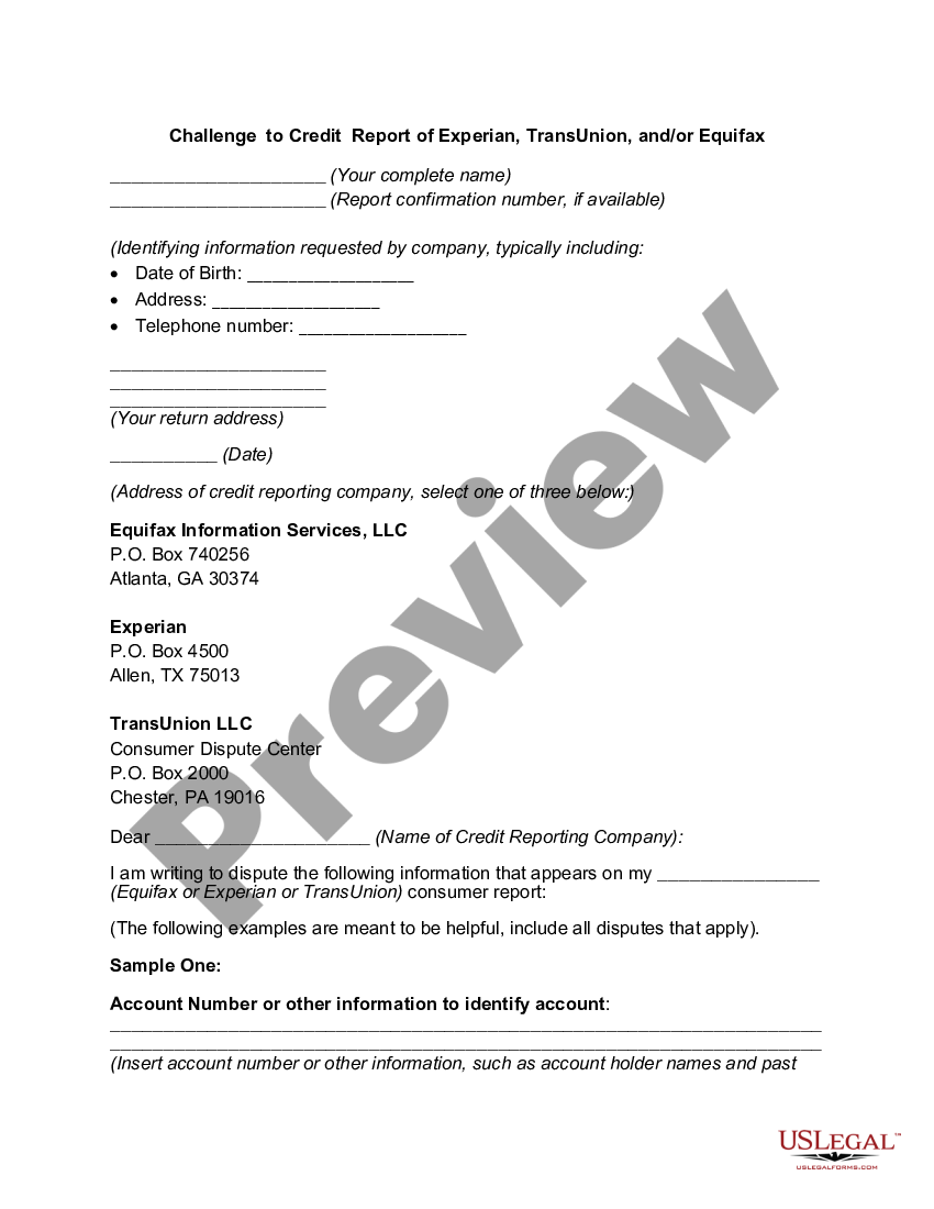 sample credit report transunion