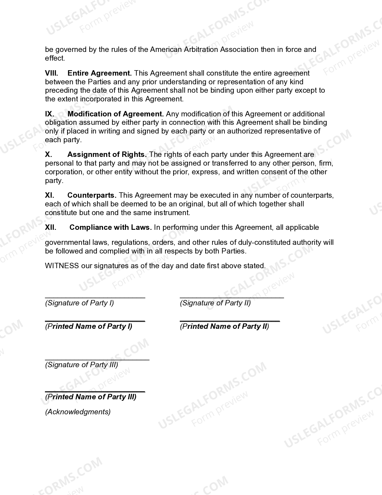 Agreement to Partition Real Property among Surviving Spouse and