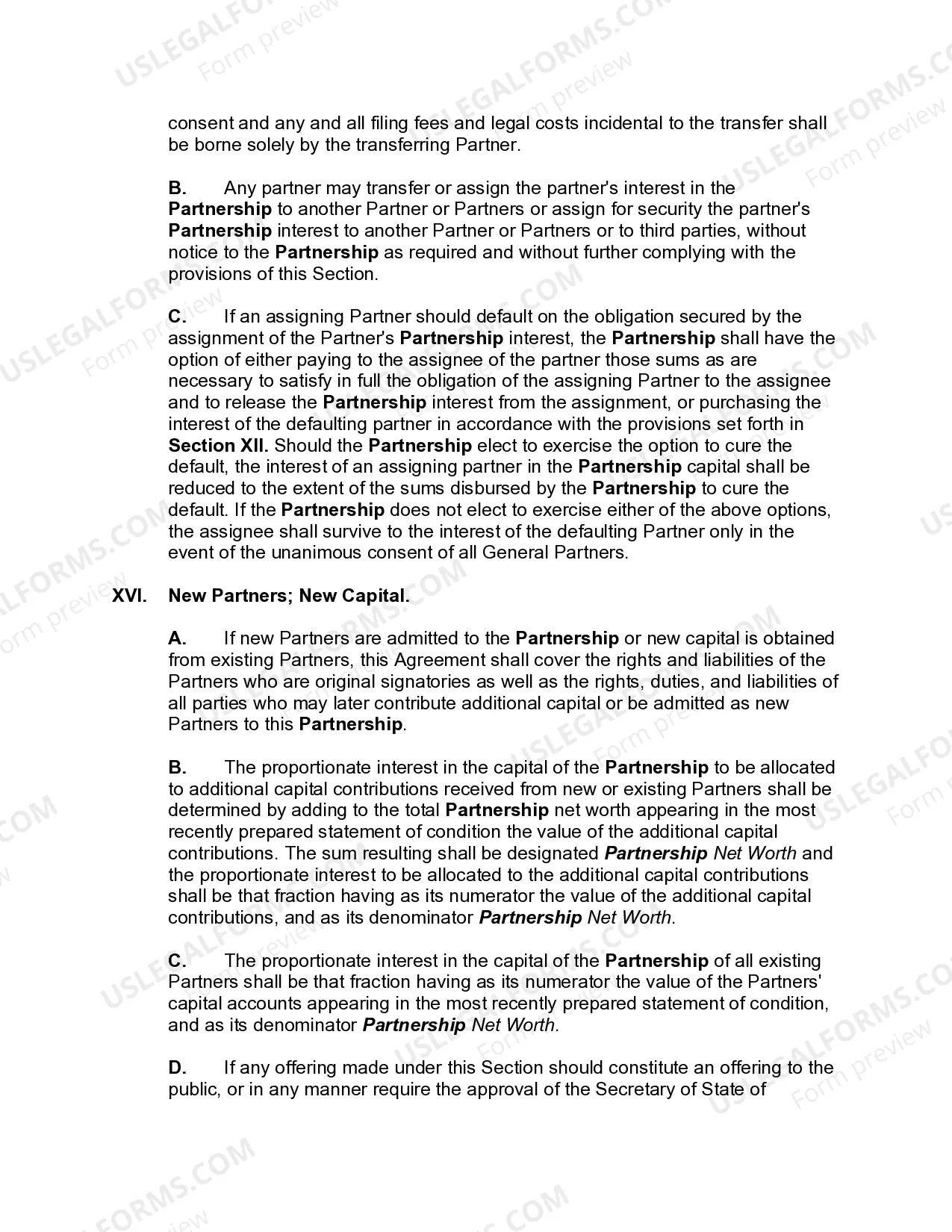 Preview Limited Partnership Agreement for Real Estate Development
