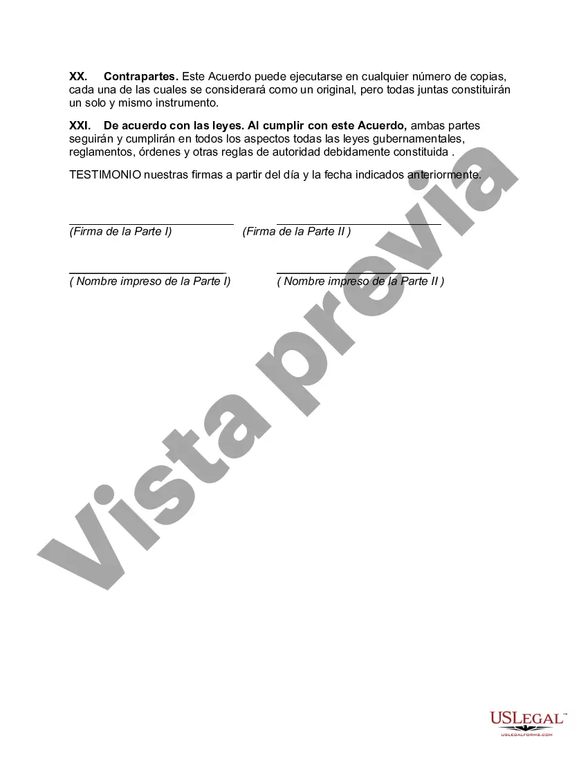 Preview Acuerdo de Joint Venture - Compra y Operación de Edificio de Departamentos