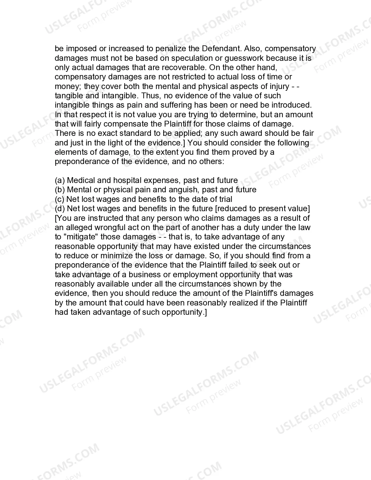 Preview Jury Instruction - 2.2 With Comparative Negligence Defense