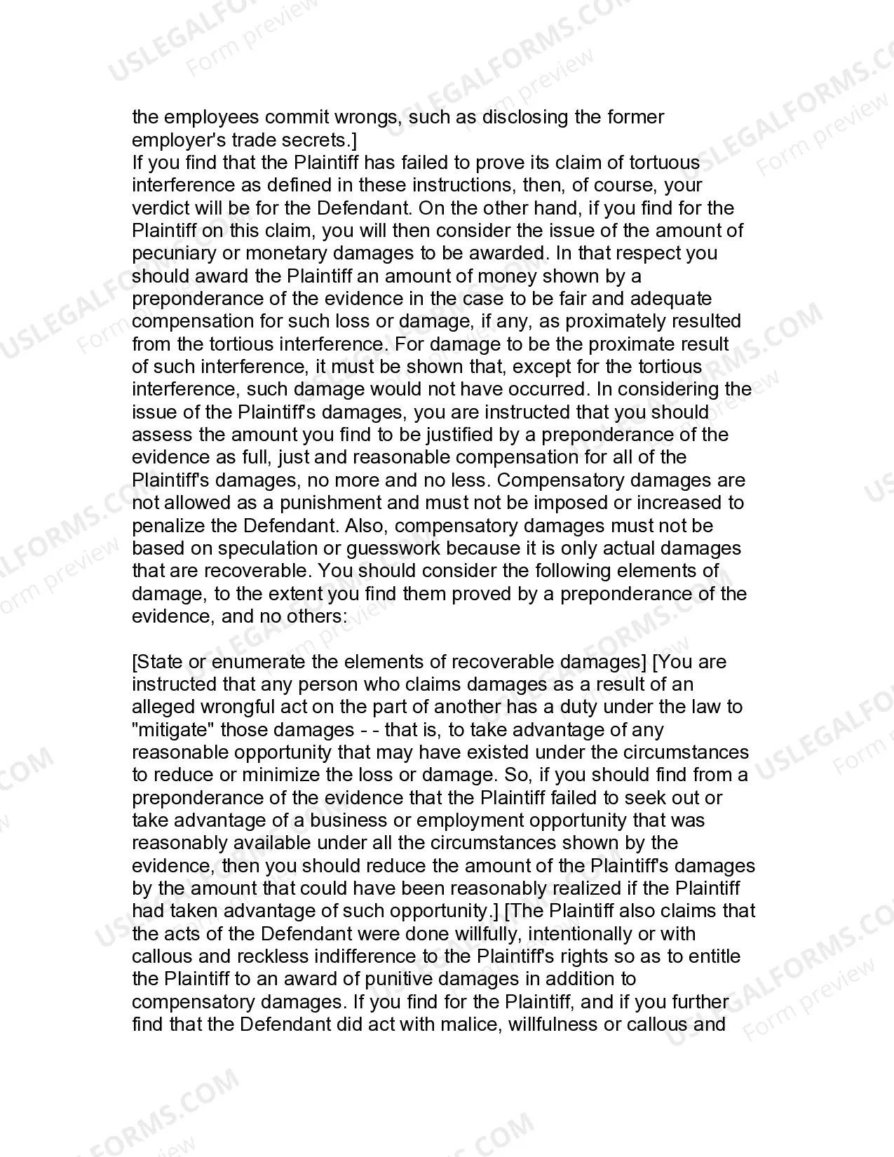 Preview Jury Instruction - 6.1 Raiding Key Employees