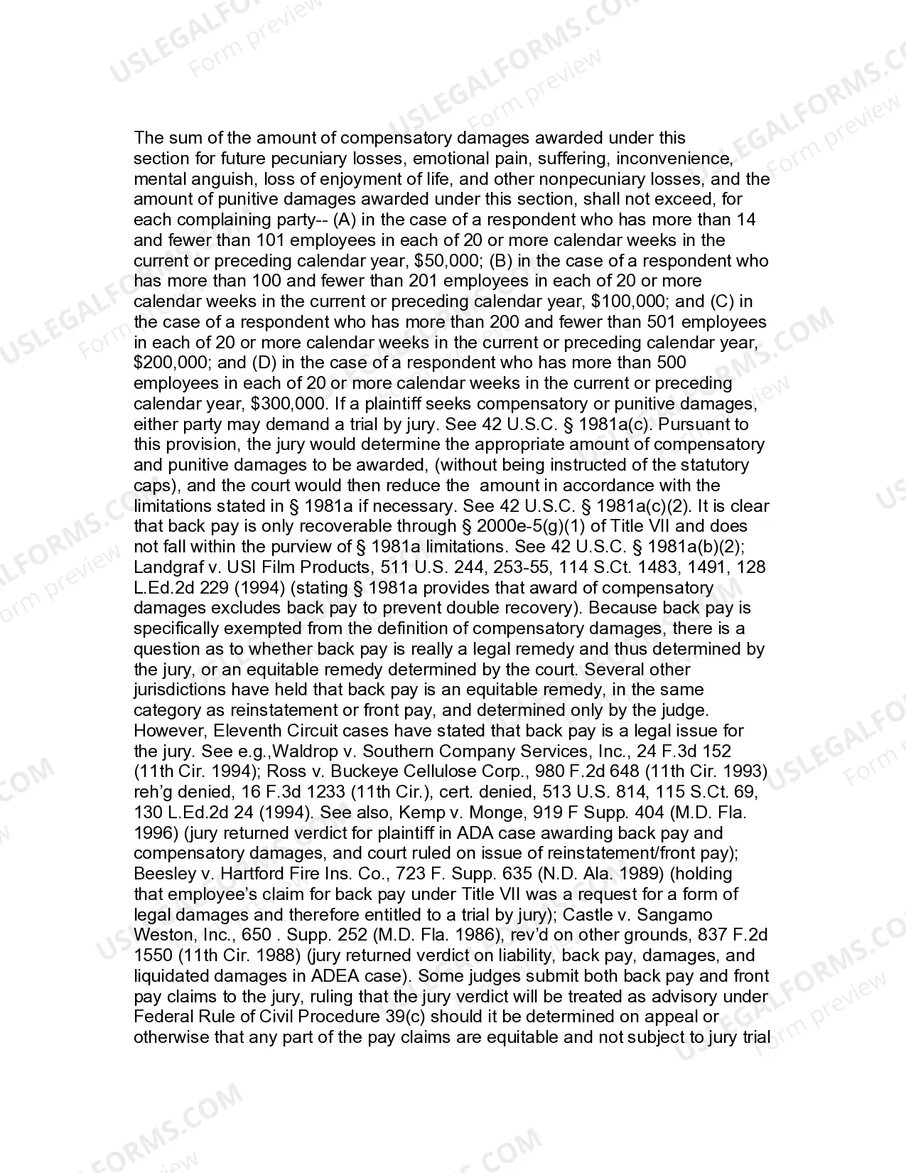 Preview Jury Instruction - 1.2.1 Race And Or Sex Discrimination Discharge - Failure To Promote Including - Same Decision Defense