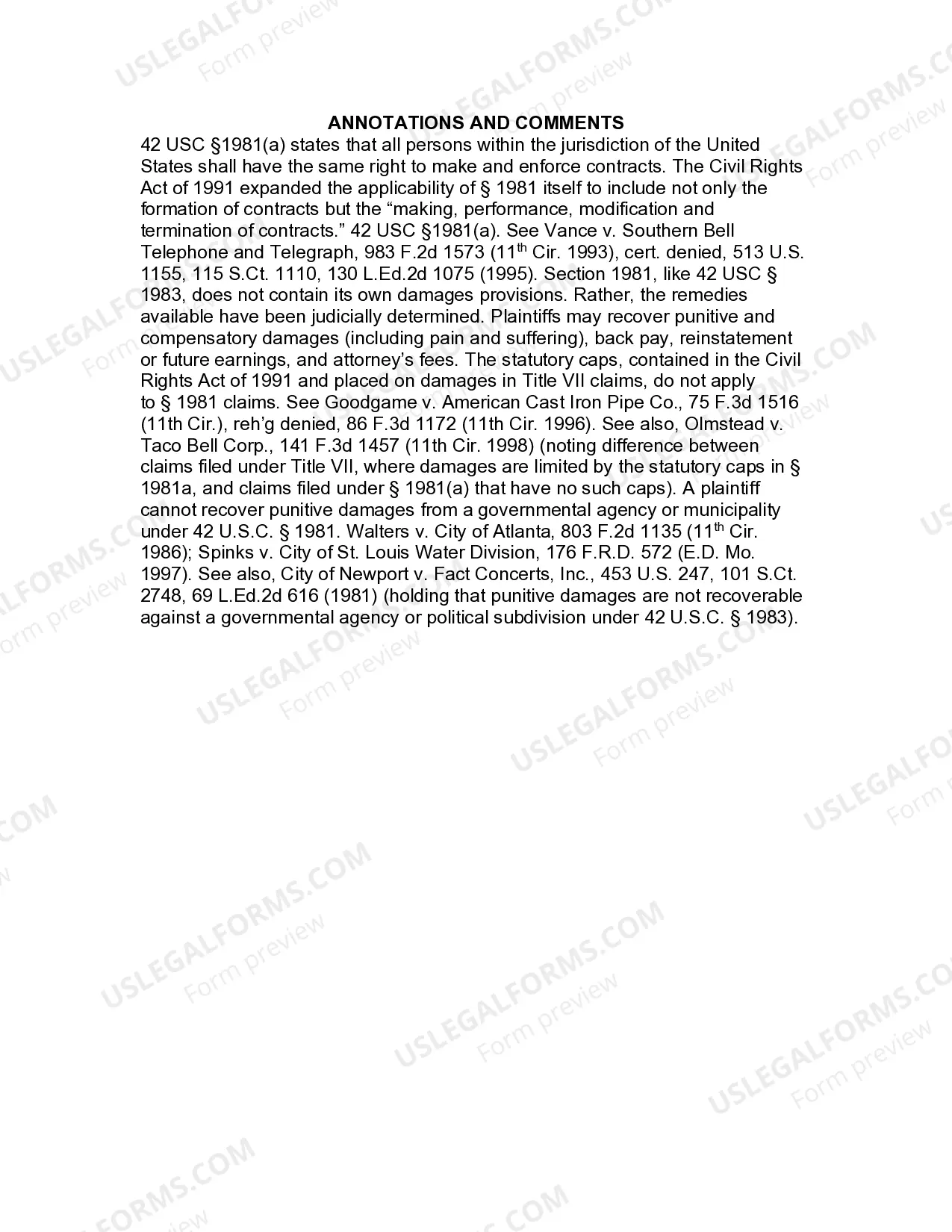 Preview Jury Instruction - 1.3.1 Civil Rights Act 42 USC Sect.1981 Race Discrimination In Employment Discharge - Failure To Promote General Instruction