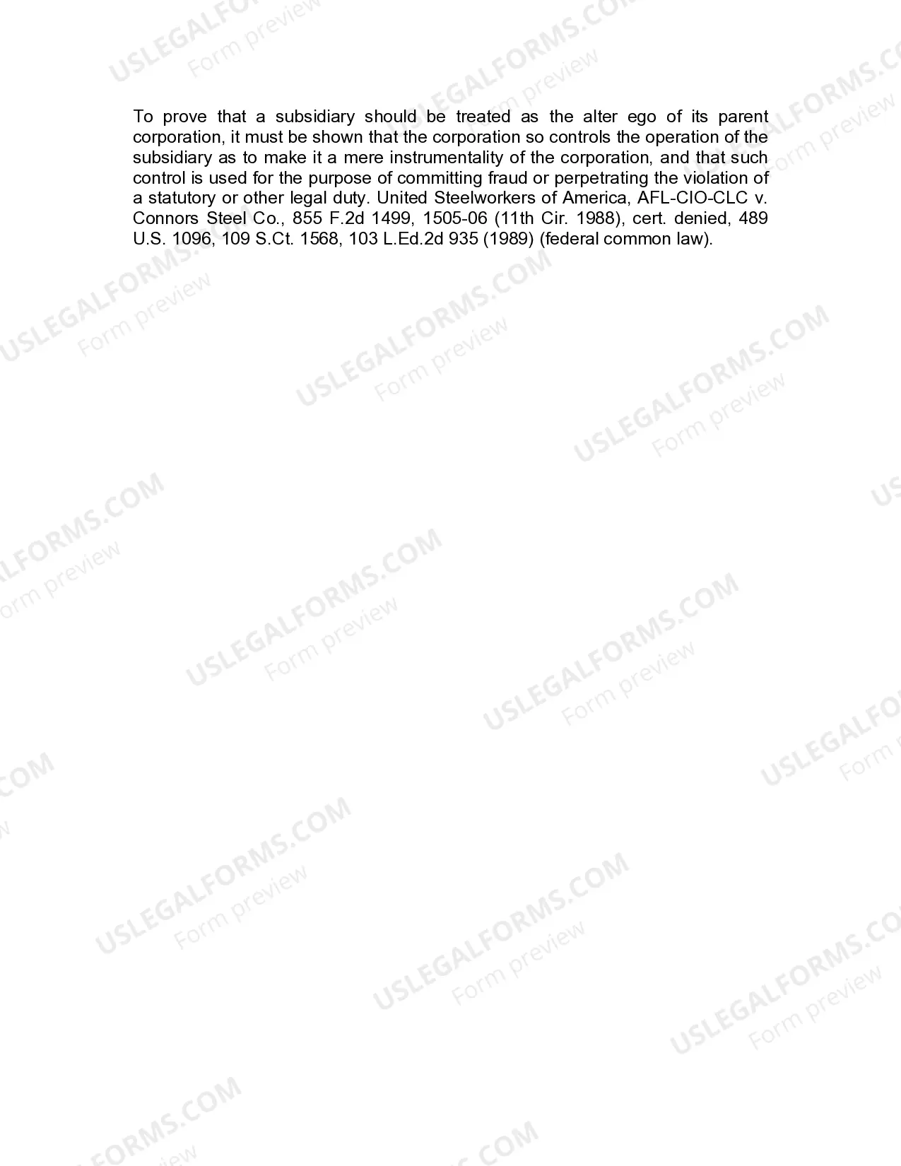 Preview Jury Instruction - 1.9.5.2 Subsidiary As Alter Ego Of Parent Corporation
