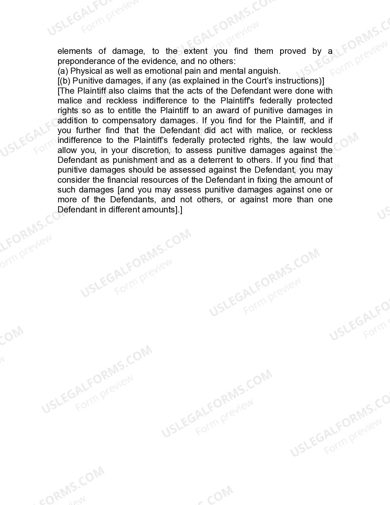 Preview Jury Instruction - 2.2.4.1 Pretrial Detainee Alleging Excessive Force