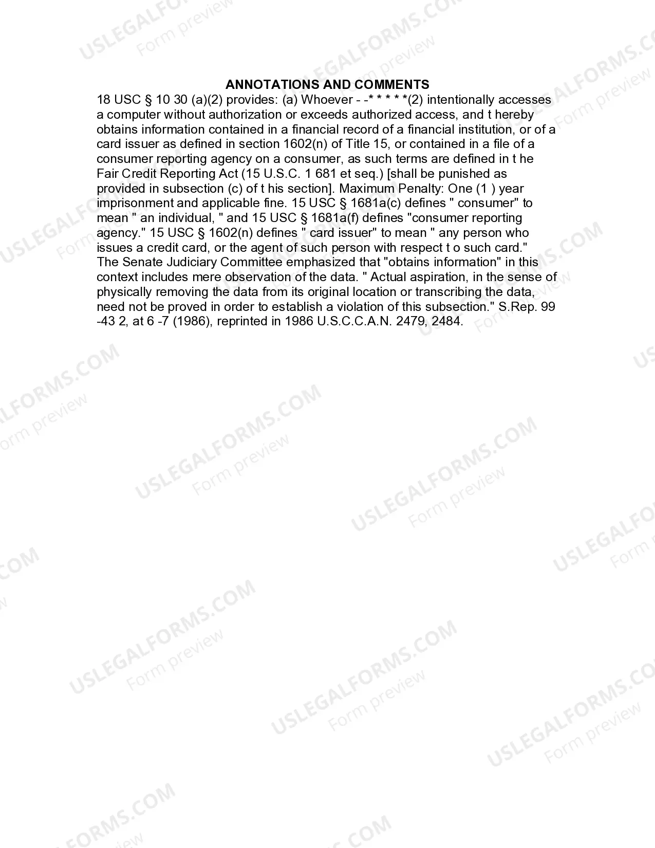 Preview Jury Instruction - Computer Fraud Obtaining Financial Information