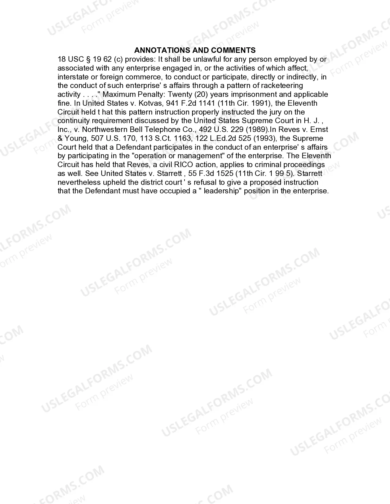 Preview Jury Instruction - RICO - Substantive Offense