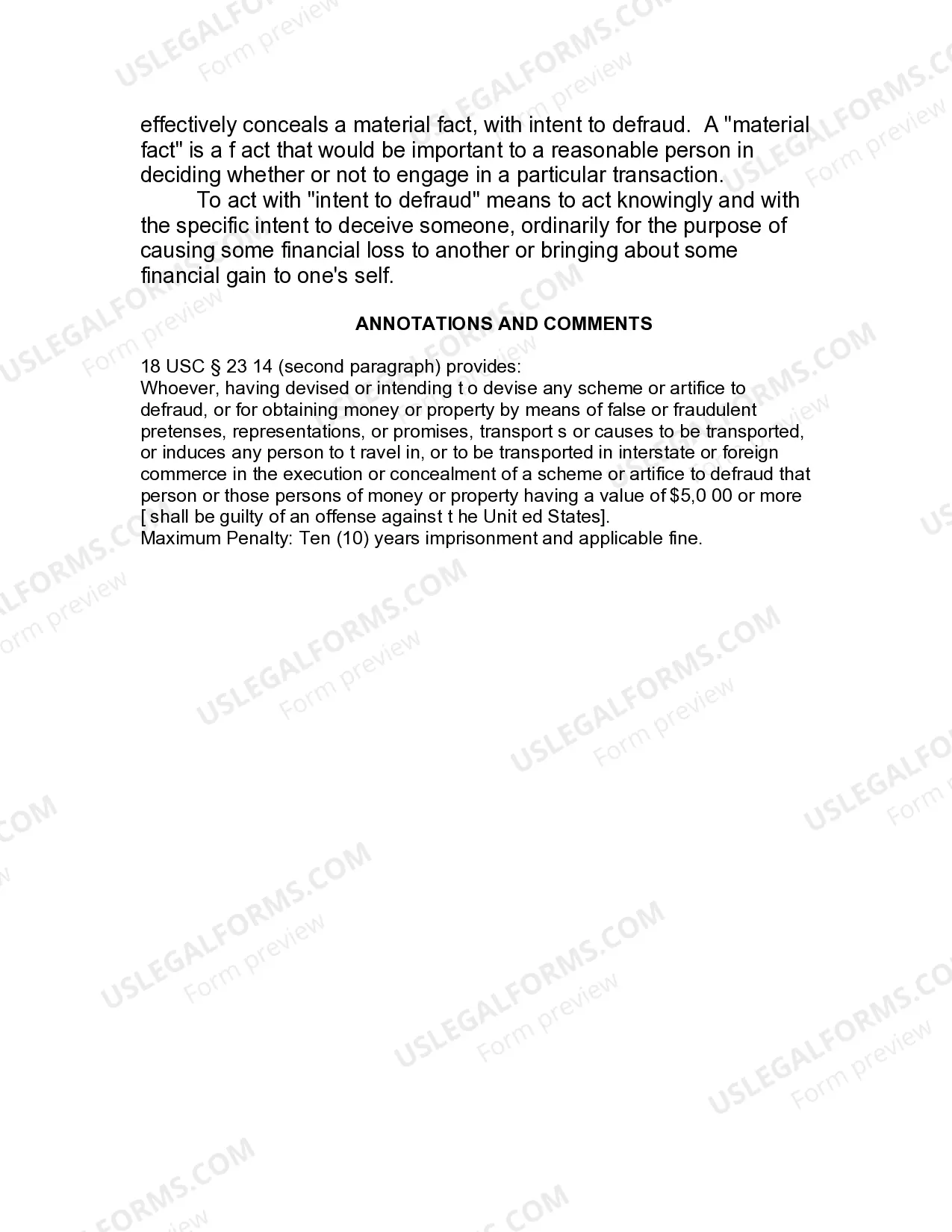 Preview Jury Instruction - Causing Interstate Travel In Execution of a Scheme To Defraud