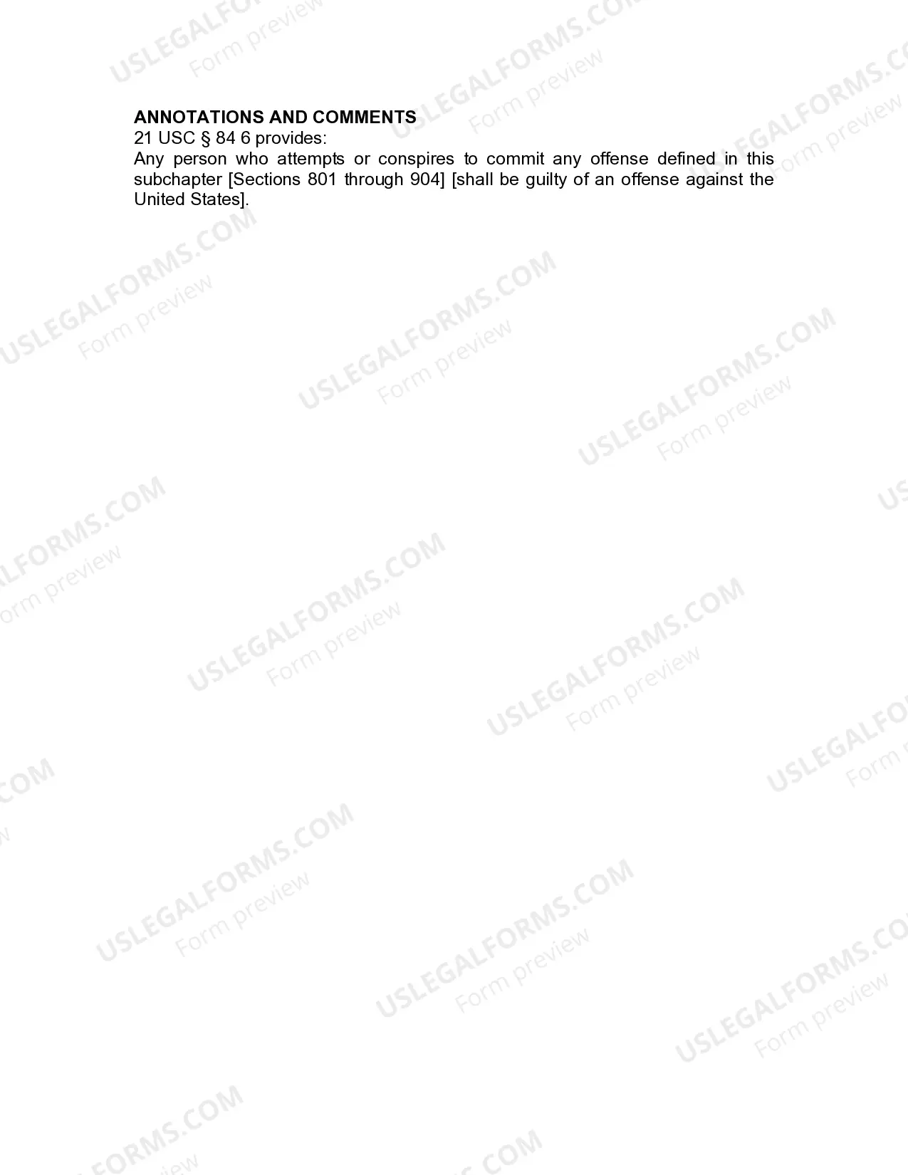 Preview Jury Instruction - Controlled Substances - Conspiracy